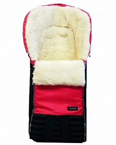 Спальный мешок в коляску №16 из серии Snowman, цвет – красный (Womar, 00-0013365 _4/1 красный)